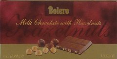 Bolero milk chocolate with Haselnuts 1